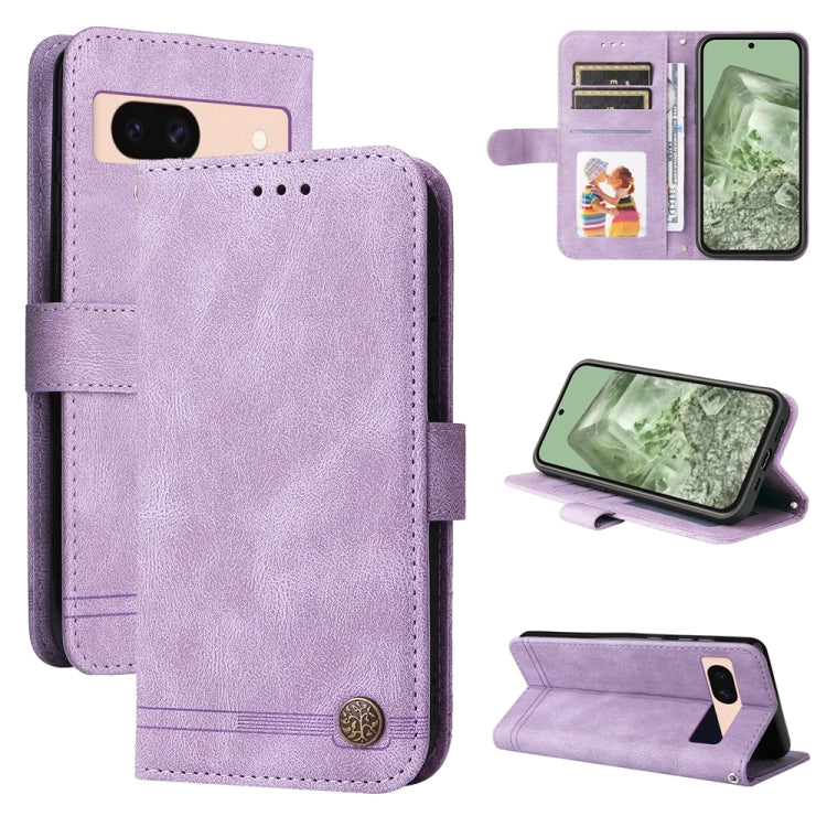 Skin Feel Life Tree Metal Button Leather Phone Case, For Google Pixel 11 Pro XL, For Google Pixel 11 / Pixel 11 Pro, For Google Pixel 10a, For Google Pixel 9a, For Google Pixel 9 Pro, For Google Pixel 9, For Google Pixel 8a, For Google Pixel 8 Pro     ...