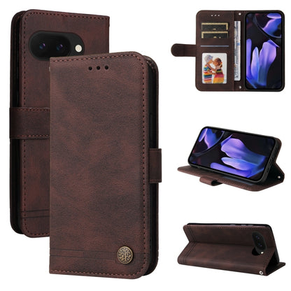 Skin Feel Life Tree Metal Button Leather Phone Case, For Google Pixel 11 Pro XL, For Google Pixel 11 / Pixel 11 Pro, For Google Pixel 10a, For Google Pixel 9a, For Google Pixel 9 Pro, For Google Pixel 9, For Google Pixel 8a, For Google Pixel 8 Pro     ...