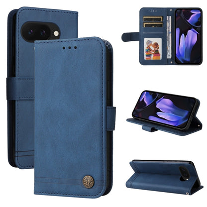 Skin Feel Life Tree Metal Button Leather Phone Case, For Google Pixel 11 Pro XL, For Google Pixel 11 / Pixel 11 Pro, For Google Pixel 10a, For Google Pixel 9a, For Google Pixel 9 Pro, For Google Pixel 9, For Google Pixel 8a, For Google Pixel 8 Pro     ...
