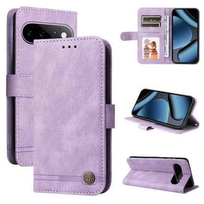 Skin Feel Life Tree Metal Button Leather Phone Case, For Google Pixel 11 Pro XL, For Google Pixel 11 / Pixel 11 Pro, For Google Pixel 10a, For Google Pixel 9a, For Google Pixel 9 Pro, For Google Pixel 9, For Google Pixel 8a, For Google Pixel 8 Pro     ...