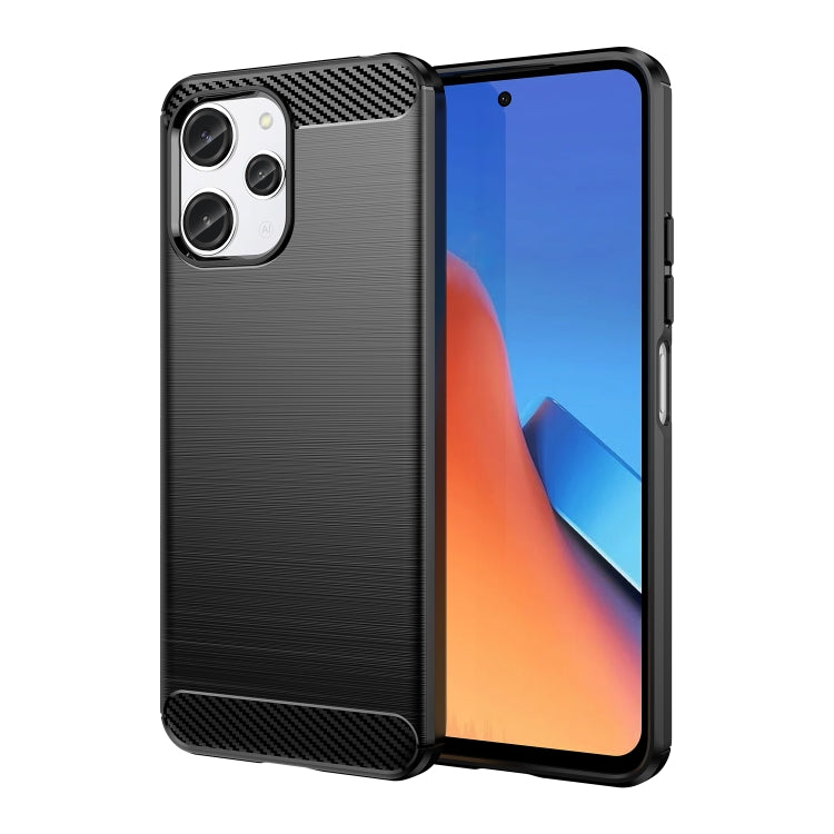 Carbon Fiber Brushed Texture TPU Phone Case, For Redmi Note 17 5G / 4G Global 171mm, For Redmi A7 Pro 171mm / Poco C85x 5G, For Redmi R70m 5G, For Redmi R70 5G, For Redmi 15a 5G, For Redmi Turbo 5 Max / Poco X8 Pro Max                                  ...