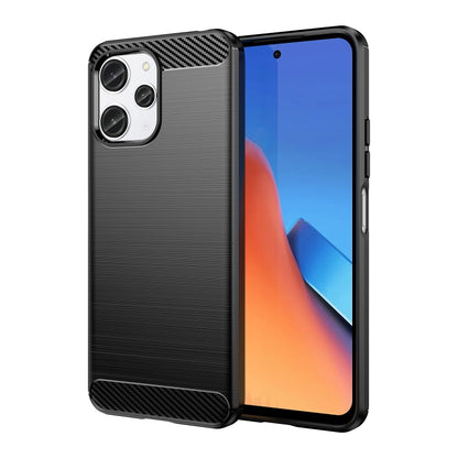Carbon Fiber Brushed Texture TPU Phone Case, For Redmi A5 4G 173.3mm EU, For Redmi A5 4G 171.7mm / Poco C71, For Redmi Note 14 4G 164.84mm, For Redmi Turbo 4, For Redmi Note 14 4G 163.25mm, For Redmi Note 14 5G, For Redmi Note 14 Pro+ 5G���������������...