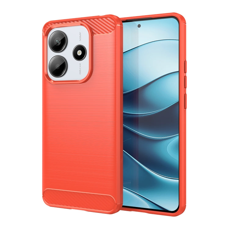 Carbon Fiber Brushed Texture TPU Phone Case, For Redmi Note 17 5G / 4G Global 171mm, For Redmi A7 Pro 171mm / Poco C85x 5G, For Redmi R70m 5G, For Redmi R70 5G, For Redmi 15a 5G, For Redmi Turbo 5 Max / Poco X8 Pro Max                                  ...