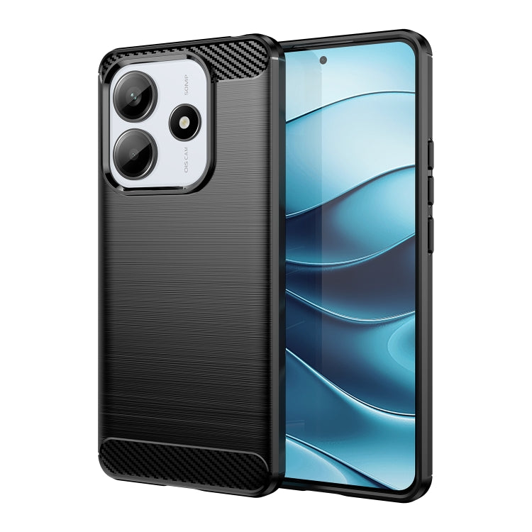 Carbon Fiber Brushed Texture TPU Phone Case, For Redmi A5 4G 173.3mm EU, For Redmi A5 4G 171.7mm / Poco C71, For Redmi Note 14 4G 164.84mm, For Redmi Turbo 4, For Redmi Note 14 4G 163.25mm, For Redmi Note 14 5G, For Redmi Note 14 Pro+ 5G���������������...