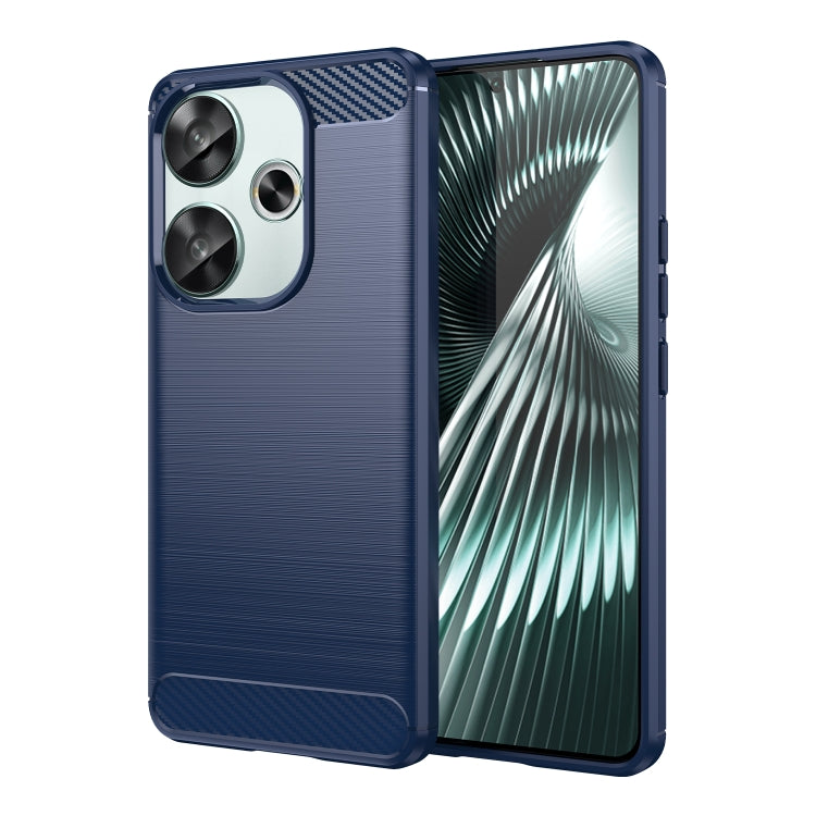 Coque de téléphone en TPU texture brossée fibre de carbone, pour Redmi A7 Pro 171mm / Poco C85x 5G, pour Redmi R70m 5G, pour Redmi R70 5G, pour Redmi 15a 5G, pour Redmi Turbo 5 Max / Poco X8 Pro Max, pour Redmi Turbo 5 5G / Poco X8 Pro 5G
