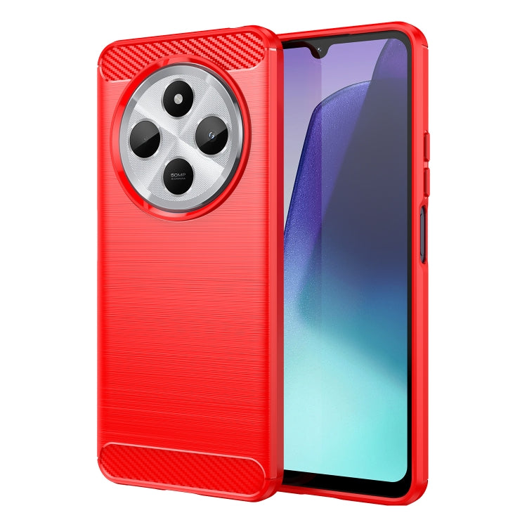 Coque de téléphone en TPU texture brossée fibre de carbone, pour Redmi A7 Pro 171mm / Poco C85x 5G, pour Redmi R70m 5G, pour Redmi R70 5G, pour Redmi 15a 5G, pour Redmi Turbo 5 Max / Poco X8 Pro Max, pour Redmi Turbo 5 5G / Poco X8 Pro 5G