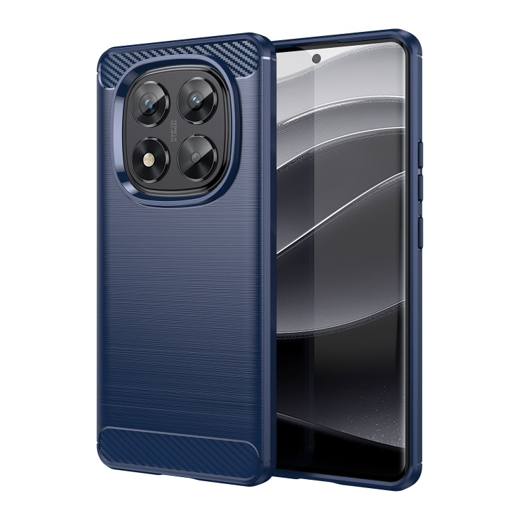 Coque de téléphone en TPU texture brossée fibre de carbone, pour Redmi A7 Pro 171mm / Poco C85x 5G, pour Redmi R70m 5G, pour Redmi R70 5G, pour Redmi 15a 5G, pour Redmi Turbo 5 Max / Poco X8 Pro Max, pour Redmi Turbo 5 5G / Poco X8 Pro 5G