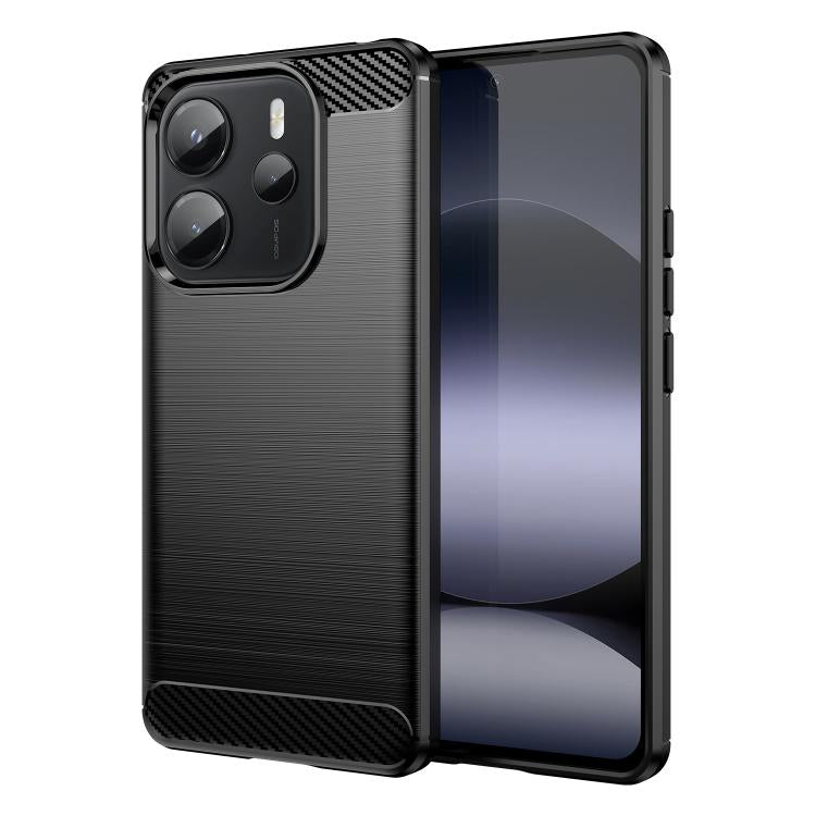 Carbon Fiber Brushed Texture TPU Phone Case, For Redmi A5 4G 173.3mm EU, For Redmi A5 4G 171.7mm / Poco C71, For Redmi Note 14 4G 164.84mm, For Redmi Turbo 4, For Redmi Note 14 4G 163.25mm, For Redmi Note 14 5G, For Redmi Note 14 Pro+ 5G���������������...