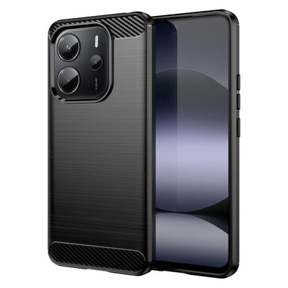 Carbon Fiber Brushed Texture TPU Phone Case, For Redmi A5 4G 173.3mm EU, For Redmi A5 4G 171.7mm / Poco C71, For Redmi Note 14 4G 164.84mm, For Redmi Turbo 4, For Redmi Note 14 4G 163.25mm, For Redmi Note 14 5G, For Redmi Note 14 Pro+ 5G���������������...