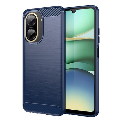 Carbon Fiber Brushed Texture TPU Phone Case, For Redmi Note 17 5G / 4G Global 171mm, For Redmi A7 Pro 171mm / Poco C85x 5G, For Redmi R70m 5G, For Redmi R70 5G, For Redmi 15a 5G, For Redmi Turbo 5 Max / Poco X8 Pro Max                                  ...