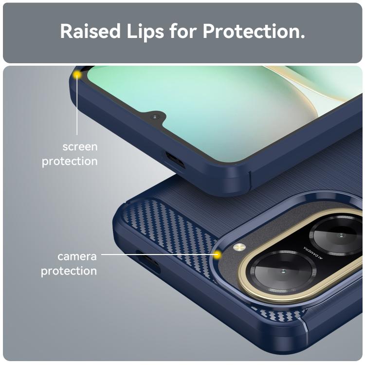 Carbon Fiber Brushed Texture TPU Phone Case, For Redmi A5 4G 173.3mm EU, For Redmi A5 4G 171.7mm / Poco C71, For Redmi Note 14 4G 164.84mm, For Redmi Turbo 4, For Redmi Note 14 4G 163.25mm, For Redmi Note 14 5G, For Redmi Note 14 Pro+ 5G���������������...