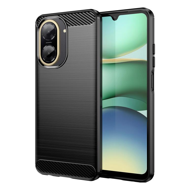 Carbon Fiber Brushed Texture TPU Phone Case, For Redmi Note 17 5G / 4G Global 171mm, For Redmi A7 Pro 171mm / Poco C85x 5G, For Redmi R70m 5G, For Redmi R70 5G, For Redmi 15a 5G, For Redmi Turbo 5 Max / Poco X8 Pro Max                                  ...