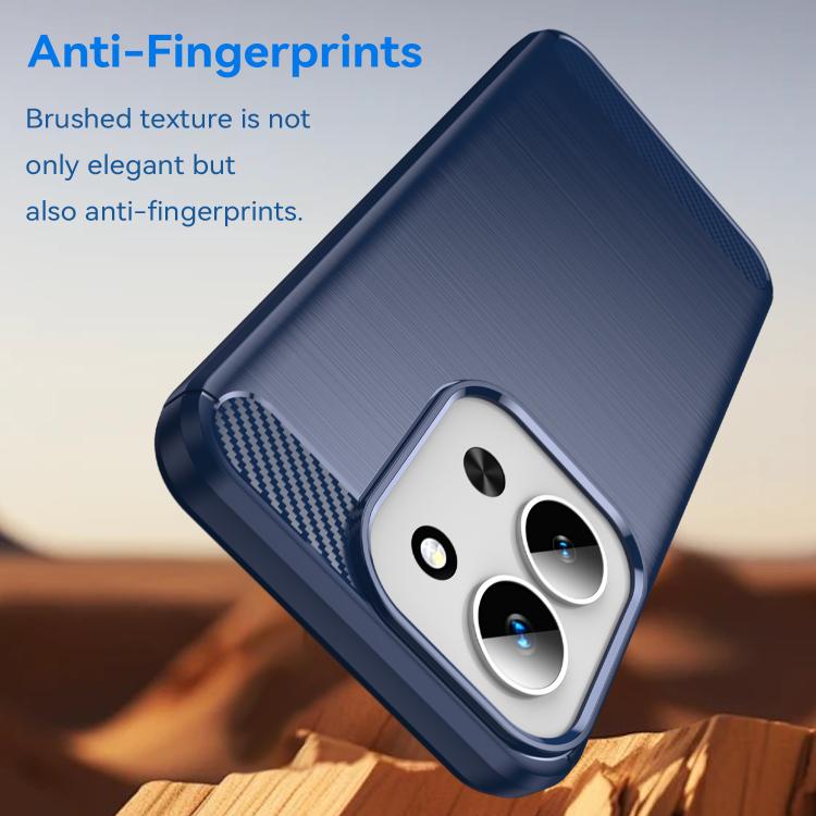 Carbon Fiber Brushed Texture TPU Phone Case