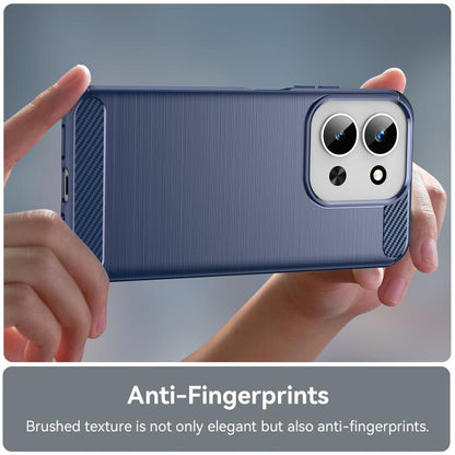Carbon Fiber Brushed Texture TPU Phone Case