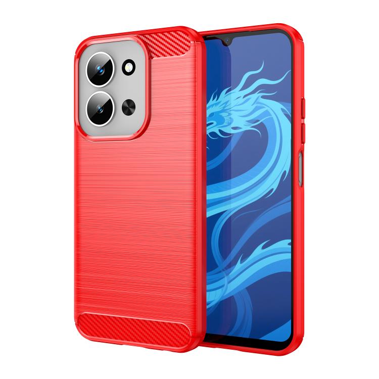 Carbon Fiber Brushed Texture TPU Phone Case, For Redmi Note 17 5G / 4G Global 171mm, For Redmi A7 Pro 171mm / Poco C85x 5G, For Redmi R70m 5G, For Redmi R70 5G, For Redmi 15a 5G, For Redmi Turbo 5 Max / Poco X8 Pro Max                                  ...