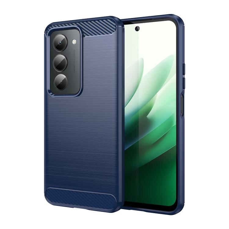 Coque de téléphone en TPU texture brossée fibre de carbone, pour Redmi A7 Pro 171mm / Poco C85x 5G, pour Redmi R70m 5G, pour Redmi R70 5G, pour Redmi 15a 5G, pour Redmi Turbo 5 Max / Poco X8 Pro Max, pour Redmi Turbo 5 5G / Poco X8 Pro 5G