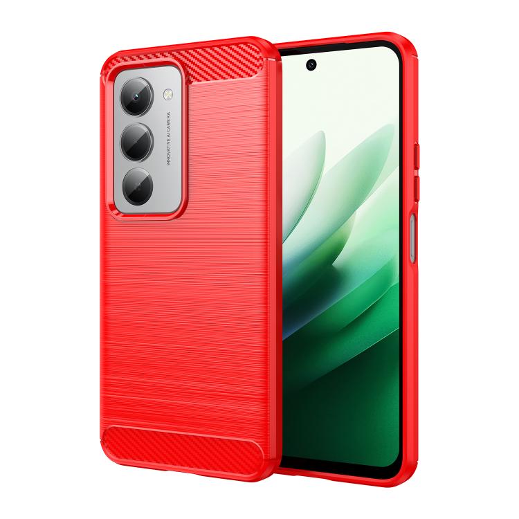 Coque de téléphone en TPU texture brossée fibre de carbone, pour Redmi A7 Pro 171mm / Poco C85x 5G, pour Redmi R70m 5G, pour Redmi R70 5G, pour Redmi 15a 5G, pour Redmi Turbo 5 Max / Poco X8 Pro Max, pour Redmi Turbo 5 5G / Poco X8 Pro 5G
