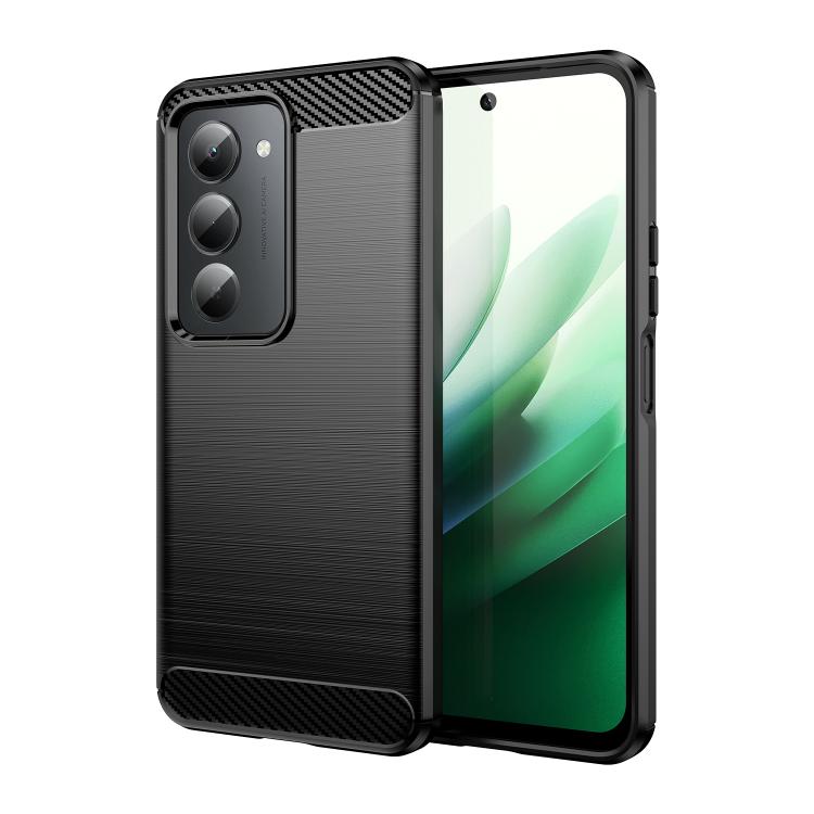 Carbon Fiber Brushed Texture TPU Phone Case