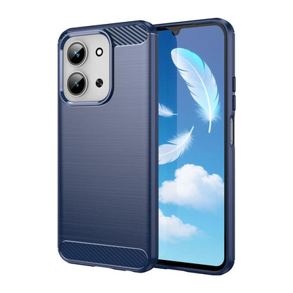 Carbon Fiber Brushed Texture TPU Phone Case, For Redmi Note 17 5G / 4G Global 171mm, For Redmi A7 Pro 171mm / Poco C85x 5G, For Redmi R70m 5G, For Redmi R70 5G, For Redmi 15a 5G, For Redmi Turbo 5 Max / Poco X8 Pro Max                                  ...