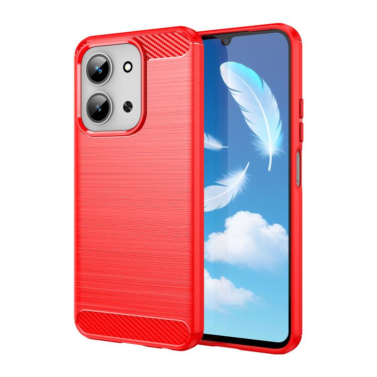 Carbon Fiber Brushed Texture TPU Phone Case, For Redmi Note 17 5G / 4G Global 171mm, For Redmi A7 Pro 171mm / Poco C85x 5G, For Redmi R70m 5G, For Redmi R70 5G, For Redmi 15a 5G, For Redmi Turbo 5 Max / Poco X8 Pro Max                                  ...