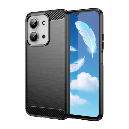 Carbon Fiber Brushed Texture TPU Phone Case, For Redmi Note 17 5G / 4G Global 171mm, For Redmi A7 Pro 171mm / Poco C85x 5G, For Redmi R70m 5G, For Redmi R70 5G, For Redmi 15a 5G, For Redmi Turbo 5 Max / Poco X8 Pro Max                                  ...