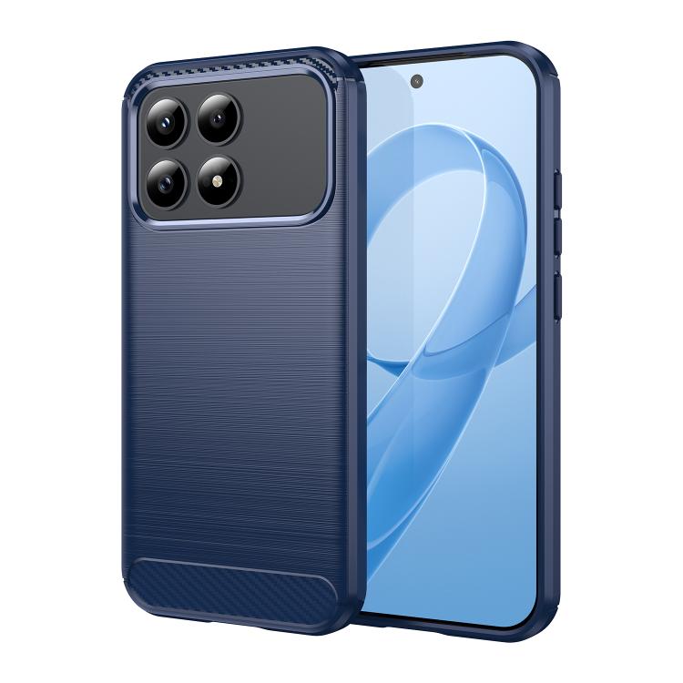 Carbon Fiber Brushed Texture TPU Phone Case, For Redmi Note 17 5G / 4G Global 171mm, For Redmi A7 Pro 171mm / Poco C85x 5G, For Redmi R70m 5G, For Redmi R70 5G, For Redmi 15a 5G, For Redmi Turbo 5 Max / Poco X8 Pro Max                                  ...
