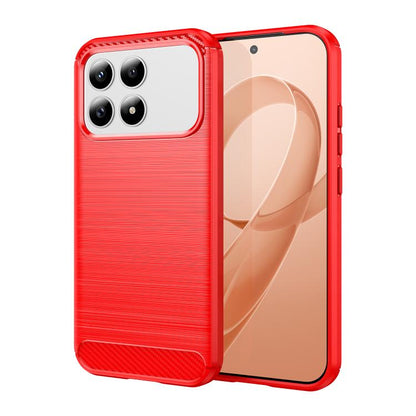Carbon Fiber Brushed Texture TPU Phone Case, For Redmi Note 17 5G / 4G Global 171mm, For Redmi A7 Pro 171mm / Poco C85x 5G, For Redmi R70m 5G, For Redmi R70 5G, For Redmi 15a 5G, For Redmi Turbo 5 Max / Poco X8 Pro Max                                  ...