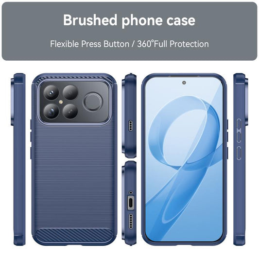 Carbon Fiber Brushed Texture TPU Phone Case, For Redmi K90 Pro Max / Poco F8 Ultra, For Redmi K90 / Poco F8 Pro, For Redmi 15C 5G / 4G EU 173mm, For Redmi 15 5G Global / 15 4G SEA, For Redmi 15 5G / 4G EU 171mm, For Redmi 15C 5G / 4G Global 171mm      ...