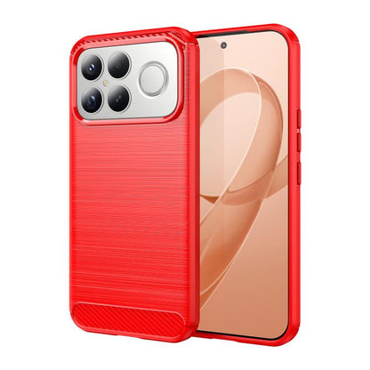 Carbon Fiber Brushed Texture TPU Phone Case, For Redmi Note 17 5G / 4G Global 171mm, For Redmi A7 Pro 171mm / Poco C85x 5G, For Redmi R70m 5G, For Redmi R70 5G, For Redmi 15a 5G, For Redmi Turbo 5 Max / Poco X8 Pro Max                                  ...