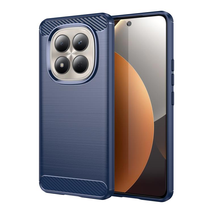 Coque de téléphone en TPU texture brossée fibre de carbone, pour Redmi A7 Pro 171mm / Poco C85x 5G, pour Redmi R70m 5G, pour Redmi R70 5G, pour Redmi 15a 5G, pour Redmi Turbo 5 Max / Poco X8 Pro Max, pour Redmi Turbo 5 5G / Poco X8 Pro 5G