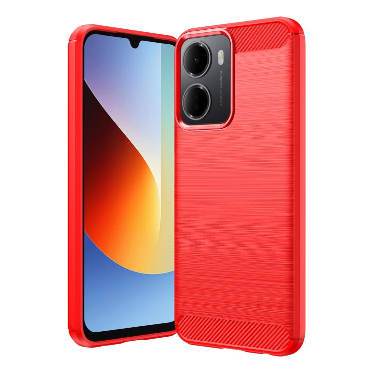 Carbon Fiber Brushed Texture TPU Phone Case, For Redmi Note 17 5G / 4G Global 171mm, For Redmi A7 Pro 171mm / Poco C85x 5G, For Redmi R70m 5G, For Redmi R70 5G, For Redmi 15a 5G, For Redmi Turbo 5 Max / Poco X8 Pro Max                                  ...
