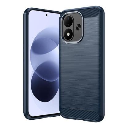 Carbon Fiber Brushed Texture TPU Phone Case, For Redmi Note 17 5G / 4G Global 171mm, For Redmi A7 Pro 171mm / Poco C85x 5G, For Redmi R70m 5G, For Redmi R70 5G, For Redmi 15a 5G, For Redmi Turbo 5 Max / Poco X8 Pro Max                                  ...