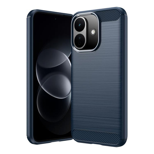 Coque de téléphone en TPU texture brossée fibre de carbone, pour Redmi A7 Pro 171mm / Poco C85x 5G, pour Redmi R70m 5G, pour Redmi R70 5G, pour Redmi 15a 5G, pour Redmi Turbo 5 Max / Poco X8 Pro Max, pour Redmi Turbo 5 5G / Poco X8 Pro 5G