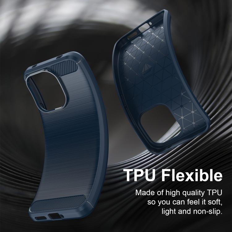 Coque de téléphone en TPU texture brossée fibre de carbone, pour Redmi A7 Pro 171mm / Poco C85x 5G, pour Redmi R70m 5G, pour Redmi R70 5G, pour Redmi 15a 5G, pour Redmi Turbo 5 Max / Poco X8 Pro Max, pour Redmi Turbo 5 5G / Poco X8 Pro 5G