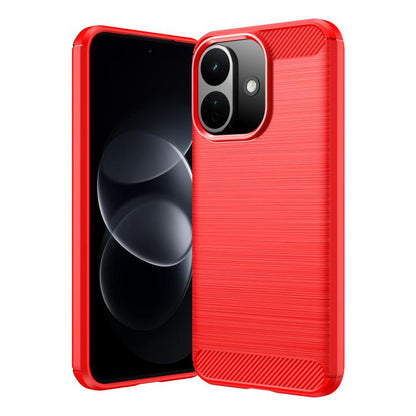 Coque de téléphone en TPU texture brossée fibre de carbone, pour Redmi A7 Pro 171mm / Poco C85x 5G, pour Redmi R70m 5G, pour Redmi R70 5G, pour Redmi 15a 5G, pour Redmi Turbo 5 Max / Poco X8 Pro Max, pour Redmi Turbo 5 5G / Poco X8 Pro 5G