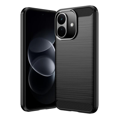 Coque de téléphone en TPU texture brossée fibre de carbone, pour Redmi A7 Pro 171mm / Poco C85x 5G, pour Redmi R70m 5G, pour Redmi R70 5G, pour Redmi 15a 5G, pour Redmi Turbo 5 Max / Poco X8 Pro Max, pour Redmi Turbo 5 5G / Poco X8 Pro 5G