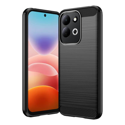 Carbon Fiber Brushed Texture TPU Phone Case, For Redmi Note 17 4G Global 169.7mm, For Redmi Note 17 Pro+ 5G Global 163.4mm, For Redmi Note 17 Pro 5G Global 163.5mm, For Redmi K100 Pro Max 5G, For Redmi 17 5G / 4G Global 170mm                           ...