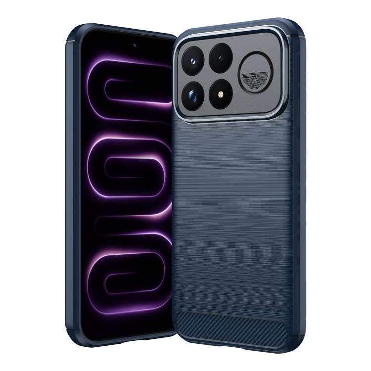 Carbon Fiber Brushed Texture TPU Phone Case, For Redmi Note 17 4G Global 169.7mm, For Redmi Note 17 Pro+ 5G Global 163.4mm, For Redmi Note 17 Pro 5G Global 163.5mm, For Redmi K100 Pro Max 5G, For Redmi 17 5G / 4G Global 170mm                           ...