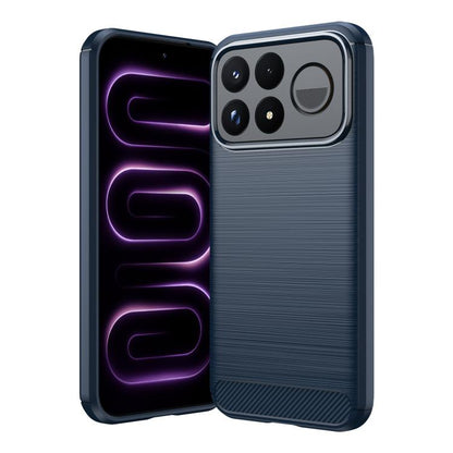 Carbon Fiber Brushed Texture TPU Phone Case, For Redmi Note 17 4G Global 169.7mm, For Redmi Note 17 Pro+ 5G Global 163.4mm, For Redmi Note 17 Pro 5G Global 163.5mm, For Redmi K100 Pro Max 5G, For Redmi 17 5G / 4G Global 170mm                           ...