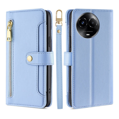 Sheep Texture Cross-body Zipper Wallet Leather Phone Case, For Realme 14 Pro 5G Global, For Realme C75 4G / 14x 5G Global, For Realme 13 Pro 5G, For Realme C61 4G, For Realme GT Neo6 SE, For Realme 12 5G, For Realme 12+ 5G, For Realme 12 Pro 5G        ...