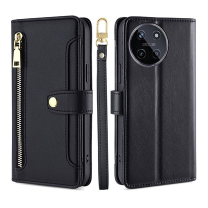 Sheep Texture Cross-body Zipper Wallet Leather Phone Case, For Realme 14 Pro 5G Global, For Realme C75 4G / 14x 5G Global, For Realme 13 Pro 5G, For Realme C61 4G, For Realme GT Neo6 SE, For Realme 12 5G, For Realme 12+ 5G, For Realme 12 Pro 5G        ...