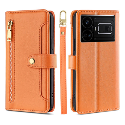 Sheep Texture Cross-body Zipper Wallet Leather Phone Case, For Realme 14 Pro 5G Global, For Realme C75 4G / 14x 5G Global, For Realme 13 Pro 5G, For Realme C61 4G, For Realme GT Neo6 SE, For Realme 12 5G, For Realme 12+ 5G, For Realme 12 Pro 5G        ...