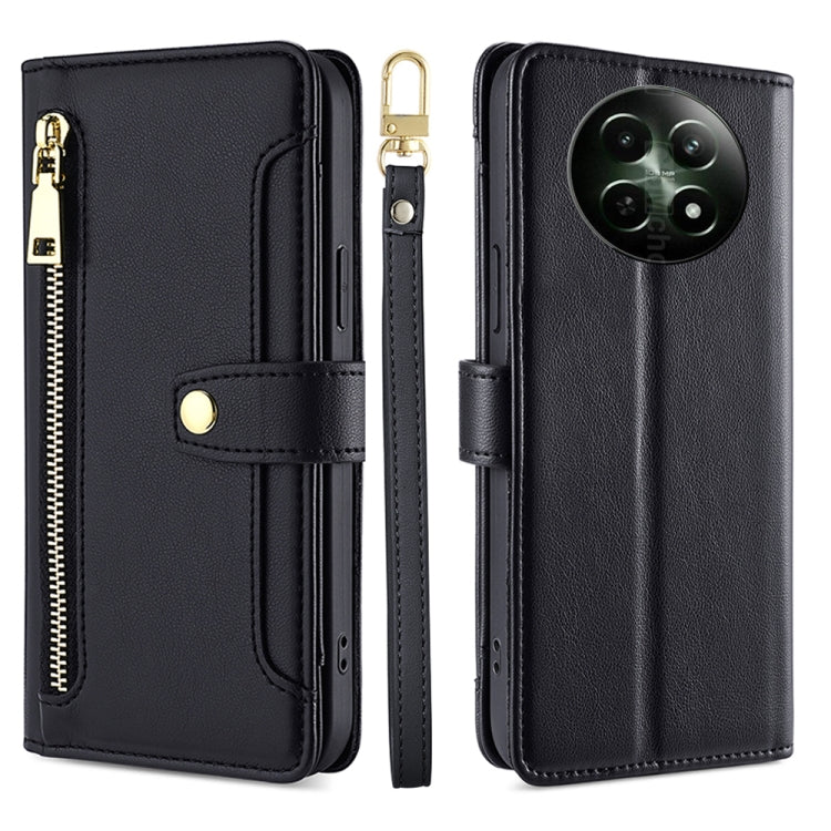 Sheep Texture Cross-body Zipper Wallet Leather Phone Case, For Realme 14 Pro 5G Global, For Realme C75 4G / 14x 5G Global, For Realme 13 Pro 5G, For Realme C61 4G, For Realme GT Neo6 SE, For Realme 12 5G, For Realme 12+ 5G, For Realme 12 Pro 5G        ...