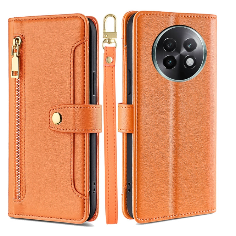 Sheep Texture Cross-body Zipper Wallet Leather Phone Case, For Realme 14 Pro 5G Global, For Realme C75 4G / 14x 5G Global, For Realme 13 Pro 5G, For Realme C61 4G, For Realme GT Neo6 SE, For Realme 12 5G, For Realme 12+ 5G, For Realme 12 Pro 5G        ...