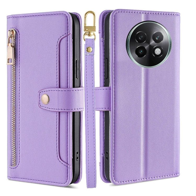 Sheep Texture Cross-body Zipper Wallet Leather Phone Case, For Realme 14 Pro 5G Global, For Realme C75 4G / 14x 5G Global, For Realme 13 Pro 5G, For Realme C61 4G, For Realme GT Neo6 SE, For Realme 12 5G, For Realme 12+ 5G, For Realme 12 Pro 5G        ...