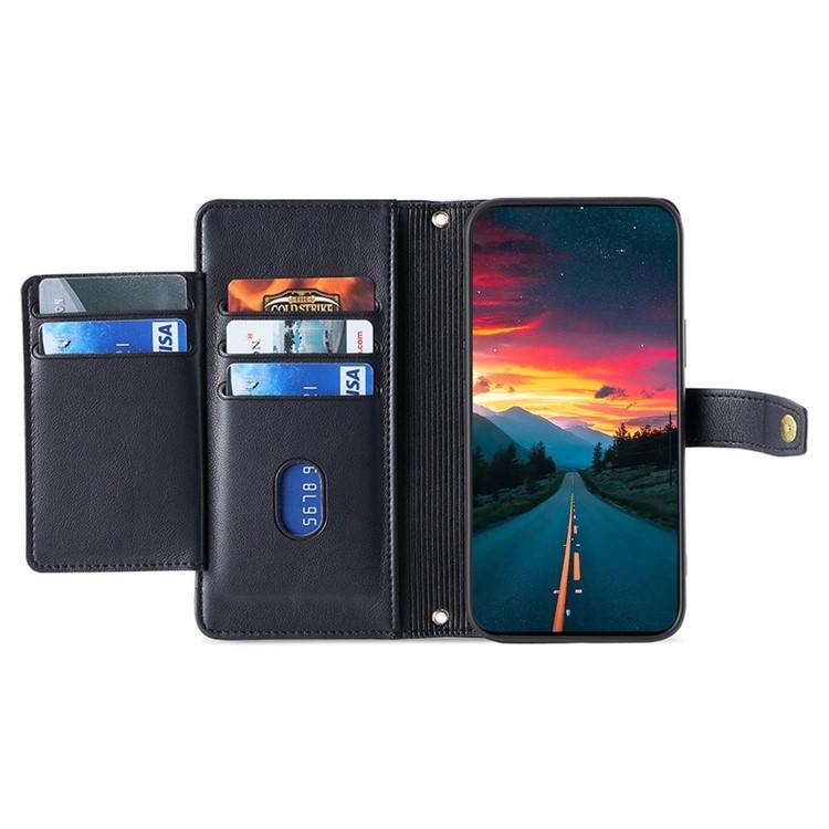 Sheep Texture Cross-body Zipper Wallet Leather Phone Case, For Tecno Spark 30 4G, For Tecno Pova 6 Neo 5G, For Tecno Camon 30 Premier 5G, For Tecno Camon 30 Pro 5G, For Tecno Camon 30, For Tecno Spark Go 2024, For Tecno Pova 5 Pro, For Tecno Pova Neo 3...