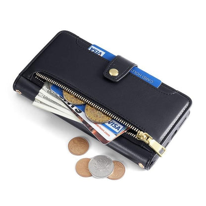 Sheep Texture Cross-body Zipper Wallet Leather Phone Case, For Tecno Spark 30 4G, For Tecno Pova 6 Neo 5G, For Tecno Camon 30 Premier 5G, For Tecno Camon 30 Pro 5G, For Tecno Camon 30, For Tecno Spark Go 2024, For Tecno Pova 5 Pro, For Tecno Pova Neo 3...