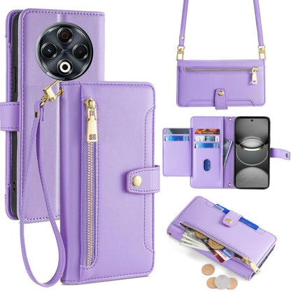 Sheep Texture Cross-body Zipper Wallet Leather Phone Case, For Tecno Spark 30 4G, For Tecno Pova 6 Neo 5G, For Tecno Camon 30 Premier 5G, For Tecno Camon 30 Pro 5G, For Tecno Camon 30, For Tecno Spark Go 2024, For Tecno Pova 5 Pro, For Tecno Pova Neo 3...