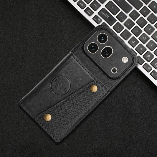Double Buckle Card Slots Magnetic Phone Case, For Honor 600 Pro 5G Global, For Honor 600 5G Global, For Honor 600 Lite 5G Global, For Honor X6c 4G, For Honor 400 Pro Global 160.8mm, For Honor 400 Global 156.5mm, For Honor 300 Ultra, For Honor 300 Pro  ...
