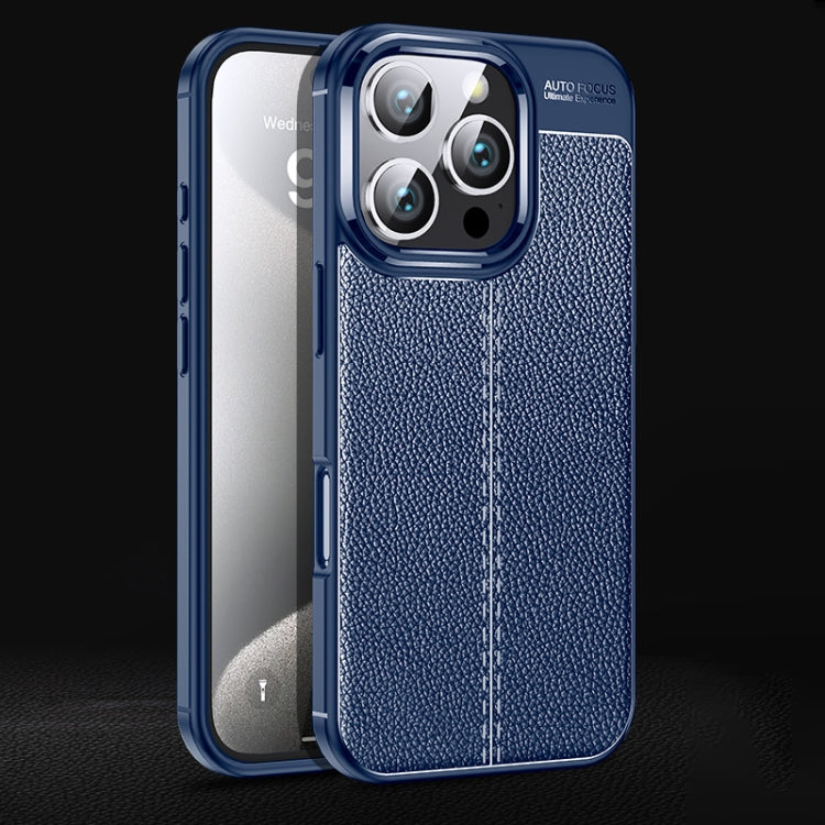 Litchi Texture Shockproof TPU Phone Case, For iPhone 16e / 17e, For iPhone 17 Pro Max, For iPhone 17 Pro, For iPhone 17, For iPhone Air, For iPhone 16 Pro Max, For iPhone 16 Pro, For iPhone 16 Plus, For iPhone 16, For iPhone 15 Pro Max, For iPhone 15 P...